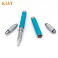 Gold / Blau Farbe Double Eyebrow Tattoo Manual Pen 3D Microblading Tattoo Nadeln Eyebrow Tattoo Manual Pen